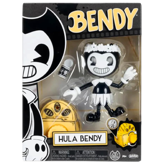 ベンディ・アンド・ザ・インクマシーン ジャックスパシフィック 4インチ アクションフィギュア フラ・ベンディ with ベーコンスープ缶