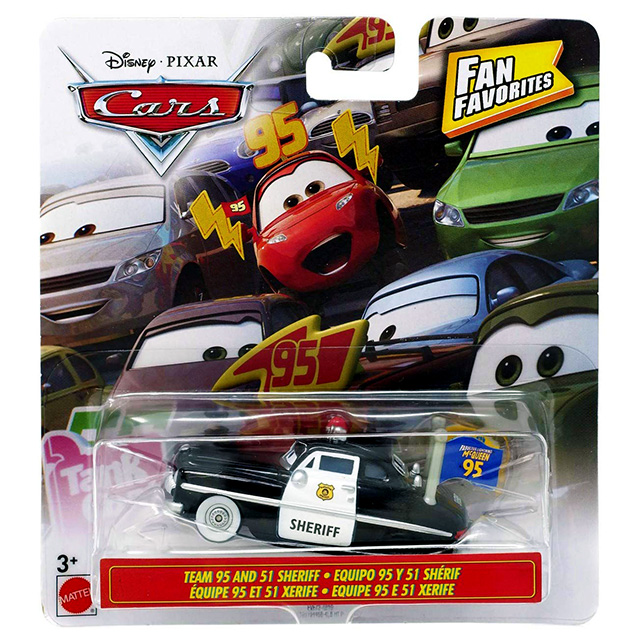 カーズ 2019 マテル 1/55スケール ダイキャスト キャラクターカー  