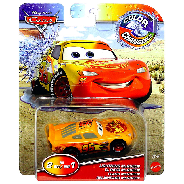 カーズ 2020 マテル 1/55スケール ミニカー カラーチェンジャーズ 1パック ライトニング マックイーン