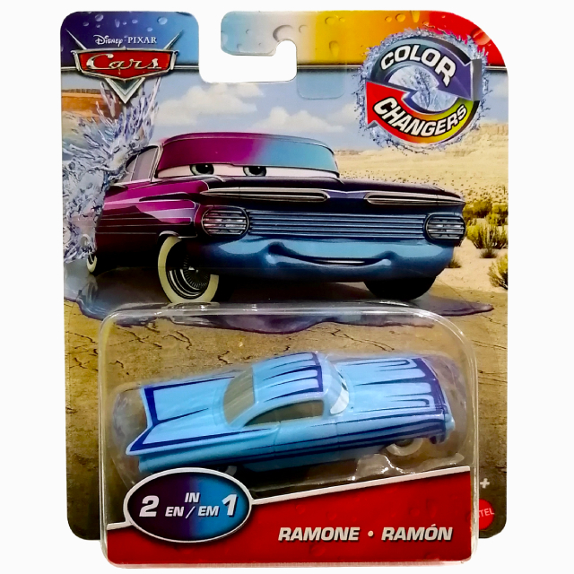 ディズニー ピクサー カーズ 2021 マテル 1/55スケール ミニカー カラーチェンジャーズ 1パック ラモーン