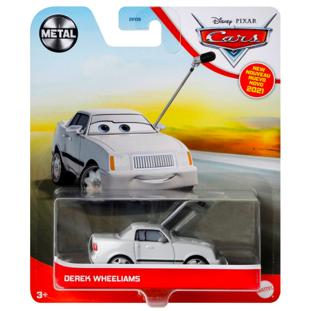 ディズニー ピクサー カーズ 2021 マテル 1/55スケール ダイキャスト ミニカー 1パック デレク・ウィーリアムス