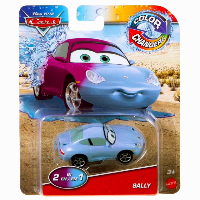ディズニー ピクサー カーズ 2022 マテル 1/55スケール ミニカー カラーチェンジャーズ 1パック サリー