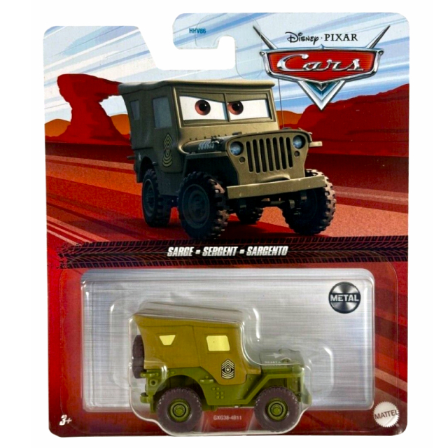 ディズニー ピクサー カーズ 2022 マテル 1/55スケール ダイキャスト ミニカー 1パック サージ