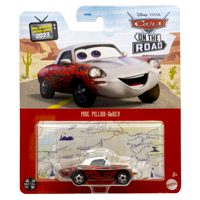 ディズニー ピクサー カーズ・オン・ザ・ロード 2023 マテル 1/55スケール ダイキャスト ミニカー 1パック メイ・ピラー