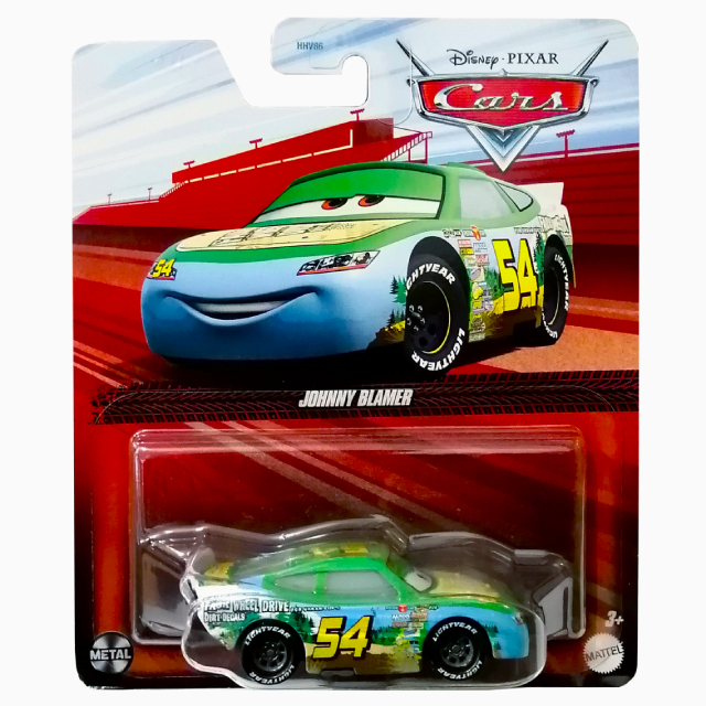 ディズニー ピクサー カーズ 2023 マテル 1/55スケール ダイキャスト ミニカー 1パック ジョニー・ブレイマー No.54