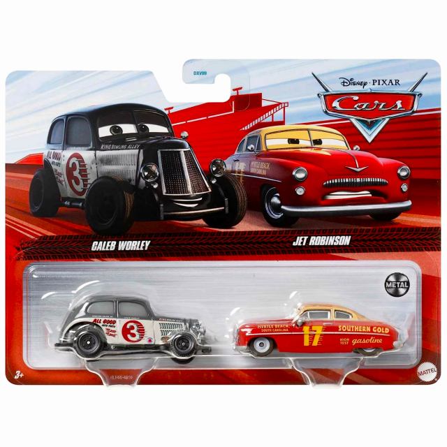 中古】(非常に良い)カーズ マテル 1:55 ダイキャスト ミニカー 2パック  