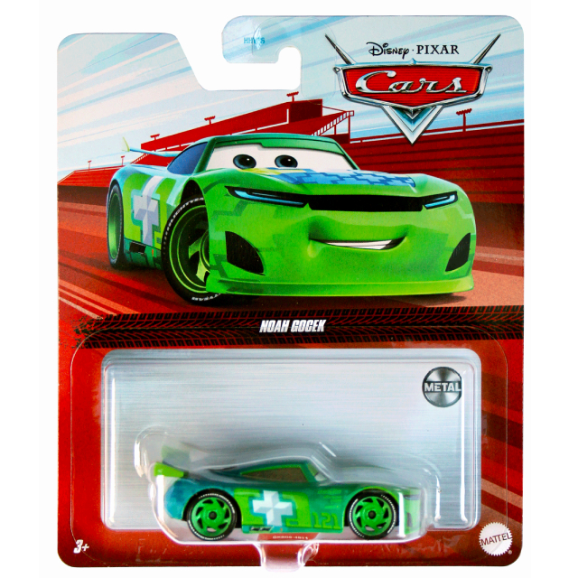 ディズニー ピクサー カーズ 2023 マテル 1/55スケール ダイキャスト ミニカー 1パック ノア・ゴセク No.121