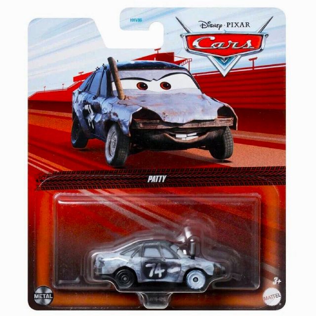ディズニー ピクサー カーズ 2023 マテル 1/55スケール ダイキャスト ミニカー 1パック パティ