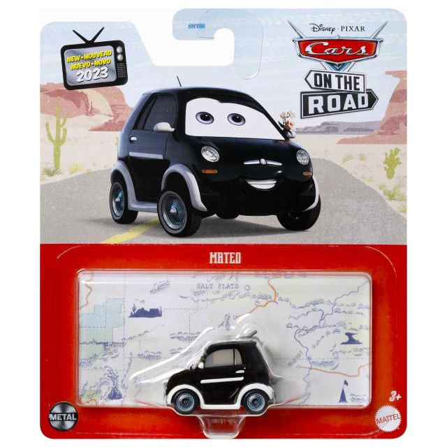 ディズニー ピクサー カーズ・オン・ザ・ロード 2023 マテル 1/55スケール ダイキャスト ミニカー 1パック マテオ
