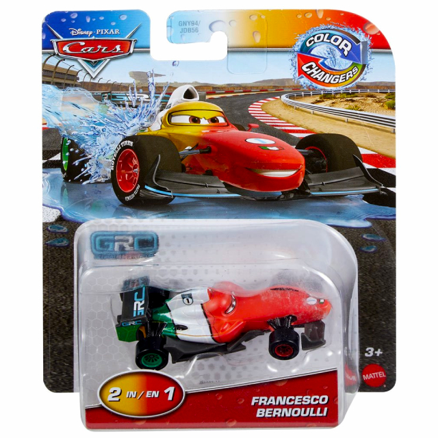 ディズニー ピクサー カーズ 2025 マテル 1/55スケール ミニカー カラーチェンジャーズ 1パック GRC グローバル・レーサーズ・カップ フランチェスコ・ベルヌーイ