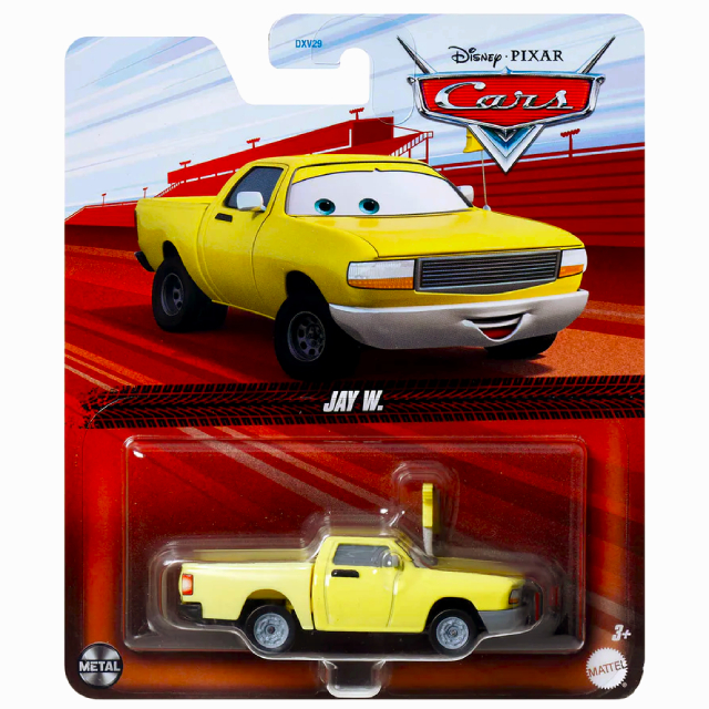 ディズニー ピクサー カーズ 2025 マテル 1/55スケール ダイキャスト ミニカー 1パック ジェイ・W