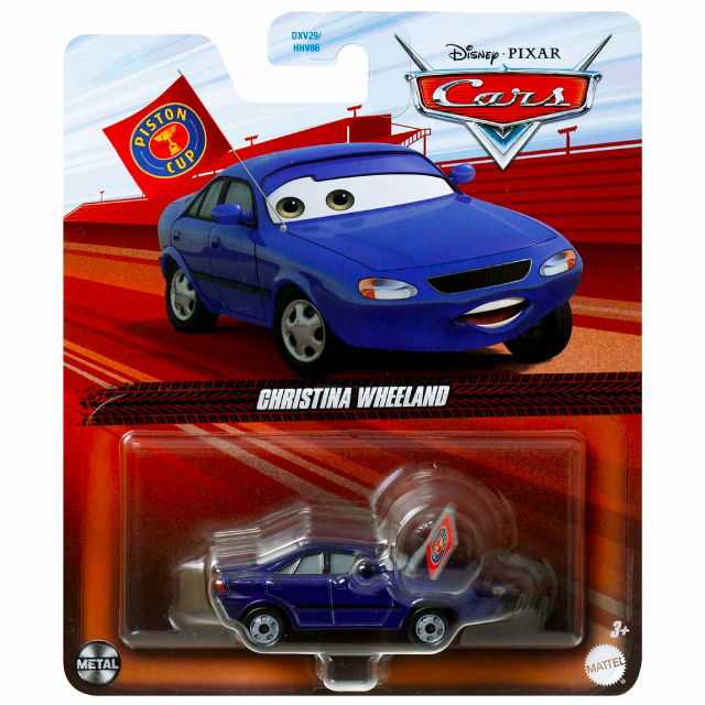 ディズニー ピクサー カーズ 2025 マテル 1/55スケール ダイキャスト ミニカー 1パック クリスティーナ・ウィーランド