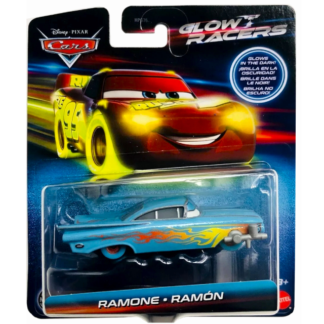 ディズニー ピクサー カーズ 2025 マテル 1/55スケール ダイキャスト ミニカー “グロウ・レーサーズ” 1パック ラモーン