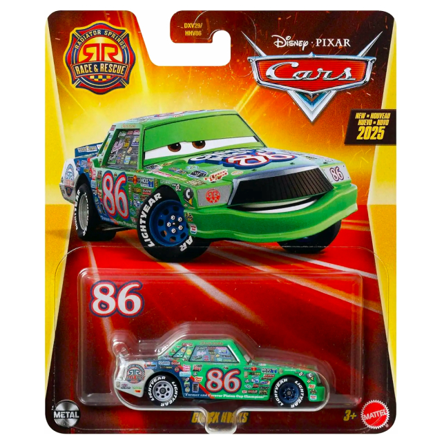 ディズニー ピクサー カーズ 2025 マテル 1/55スケール ダイキャスト ミニカー “レース&レスキュー” 1パック チック・ヒックス