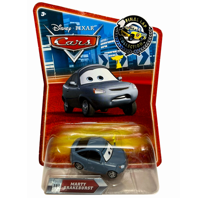 ディズニー ピクサー カーズ 2010 マテル 1/55スケール ダイキャスト ミニカー “ファイナル・ラップ コレクション” 1パック マーティー・ブレーキバースト