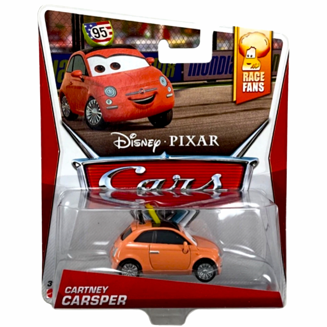 ディズニー ピクサー カーズ 2014 マテル 1/55スケール ダイキャスト ミニカー 1パック カートニー・カースパー