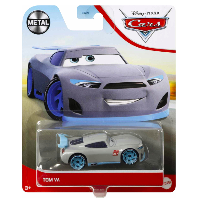 ディズニー ピクサー カーズ 2021 マテル 1/55スケール ダイキャスト ミニカー 1パック トム W.