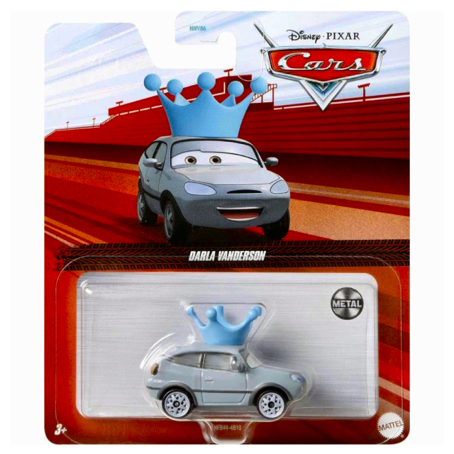 ディズニー ピクサー カーズ 2022 マテル 1/55スケール ダイキャスト ミニカー 1パック ダーラ・ヴァンダーソン