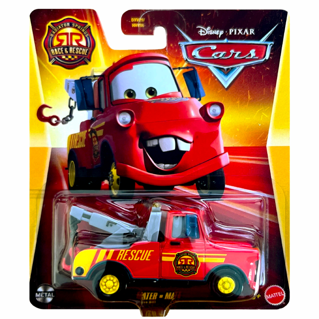 ディズニー ピクサー カーズ 2025 マテル 1/55スケール ダイキャスト ミニカー “レース&レスキュー” 1パック メーター