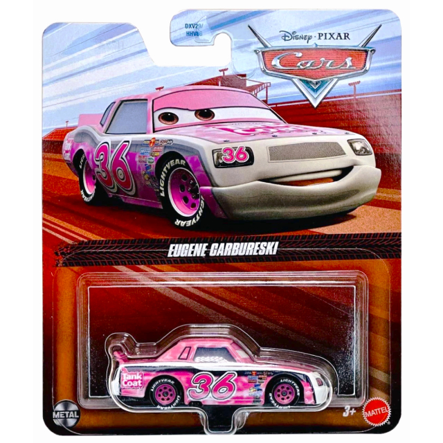 ディズニー ピクサー カーズ 2025 マテル 1/55スケール ダイキャスト ミニカー 1パック ユージーン・カービュレスキー No.36