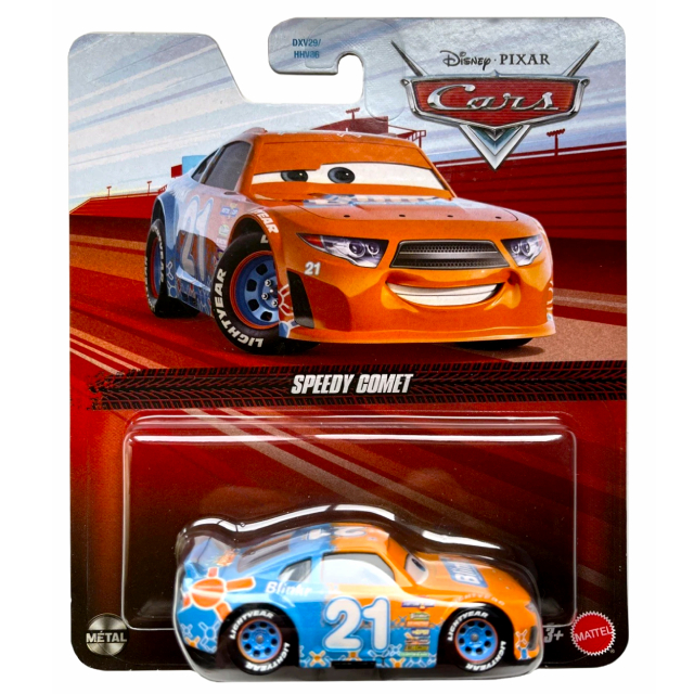 ディズニー ピクサー カーズ 2026 マテル 1/55スケール ダイキャスト ミニカー 1パック スピーディー・コメット No.21