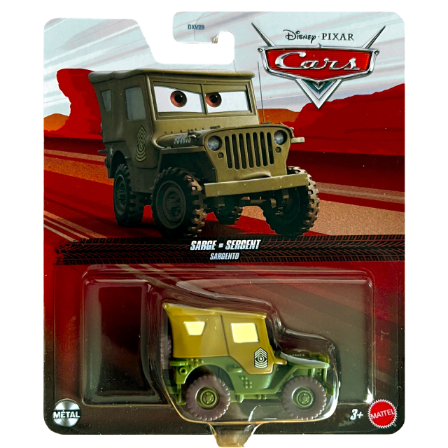 ディズニー ピクサー カーズ 2026 マテル 1/55スケール ダイキャスト ミニカー 1パック サージ