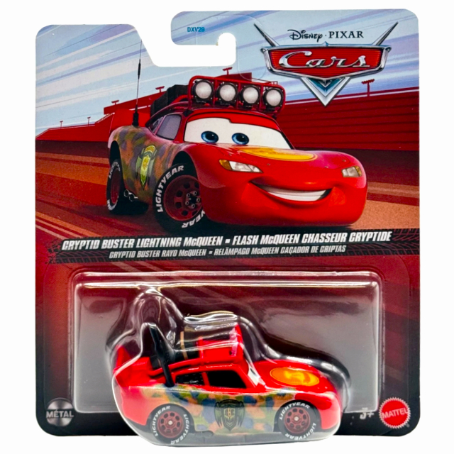 ディズニー ピクサー カーズ 2026 マテル 1/55スケール ダイキャスト ミニカー 1パック クリプティッド・バスター ライトニング・マックイーン