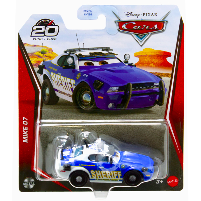 ディズニー ピクサー カーズ 2026 マテル カーズ 20周年記念 1/55スケール ダイキャスト ミニカー 1パック マイク 07
