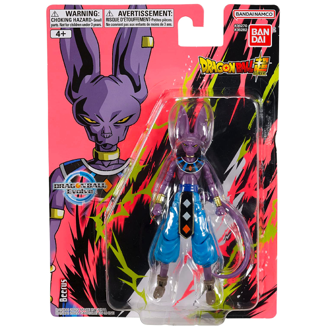 ドラゴンボール超 USAバンダイ ドラゴンボール・エボルブ 5インチ アクションフィギュア シリーズ4 ビルス