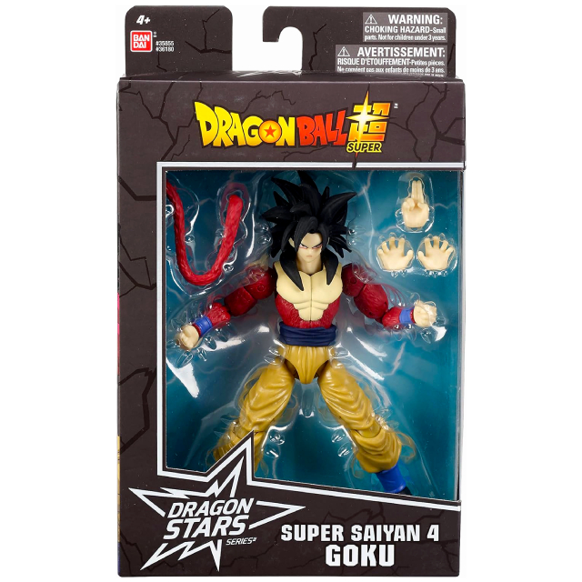 ドラゴンボール超 USAバンダイ ドラゴンスターズ 6インチ アクションフィギュア シリーズ9 スーパーサイヤ人4 孫悟空