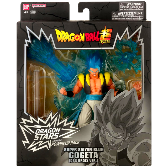 ドラゴンボール超 USAバンダイ ドラゴンスターズ 6インチ アクションフィギュア パワーアップ・パック スーパーサイヤ人ブルー ゴジータ
