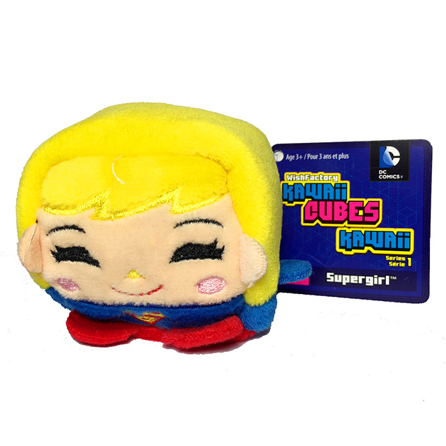 DCコミックス カワイイキューブス スモールサイズ プラッシュ ぬいぐるみ (S) スーパーガール