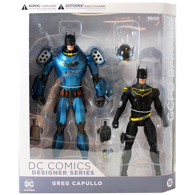 DCコレクティブルズ デザイナーシリーズ/グレッグ・カプロ アクションフィギュア 2パック GCPD ポリスアーマー バットマン