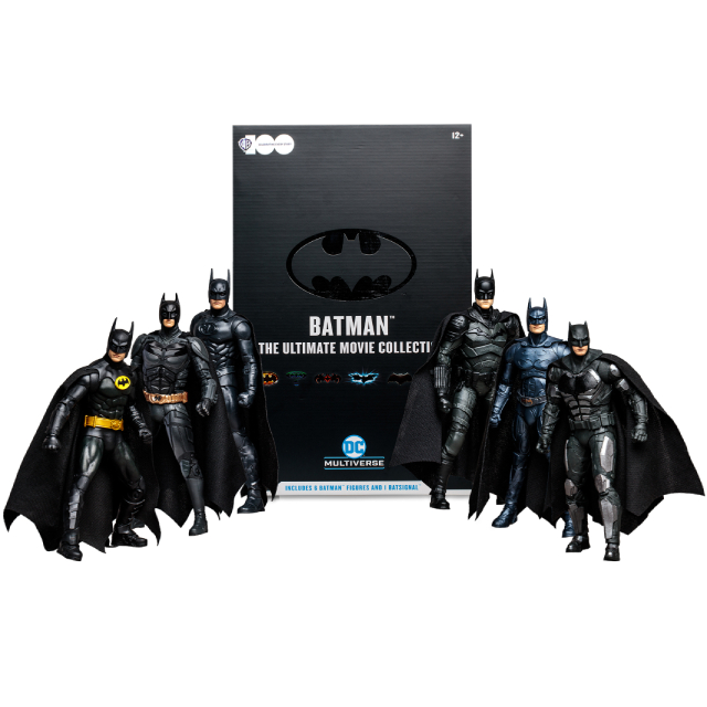 ワーナー・ブラザース 100周年記念 バットマン マクファーレントイズ DC マルチバース 7インチ アクションフィギュア アルティメット・ムービー・コレクション パック 【同梱不可商品】
