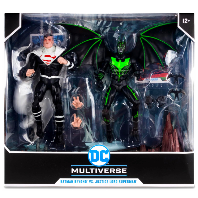 マクファーレントイズ DC マルチバース ゴールドラベル 7インチ アクションフィギュア 2パック 『バットマン・ビヨンド・ユニバース』  バットマン・ビヨンド & ジャスティス・ロード スーパーマン