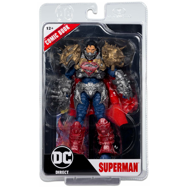 マクファーレントイズ x DCダイレクト DC ページ・パンチャーズ 7インチ アクションフィギュア 『スーパーマン：ゴースト・オブ・クリプトン』 スーパーマン