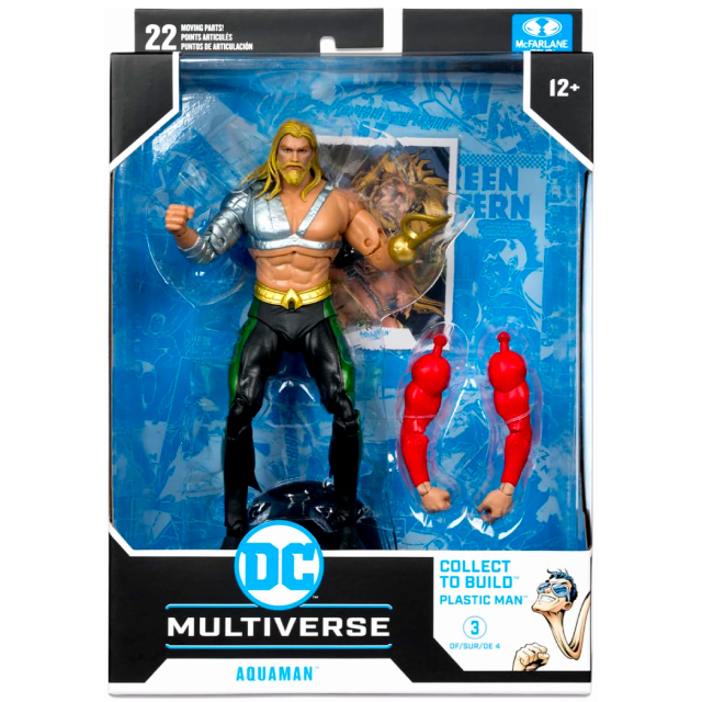 マクファーレントイズ DC マルチバース 7インチ アクションフィギュア 『JLA』 プラスチックマンシリーズ アクアマン