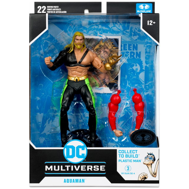 マクファーレントイズ DC マルチバース 7インチ アクションフィギュア 『JLA』 プラスチックマンシリーズ アクアマン