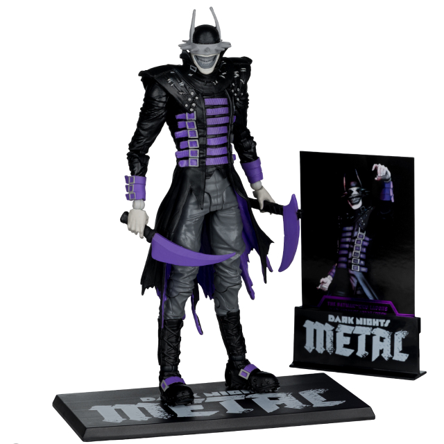 マクファーレントイズ DC マルチバース ゴールドラベル 7インチ アクションフィギュア 『ダークナイツ：メタル』  バットマン・フーラフス (ブラック&ホワイト アクセント・エディション)