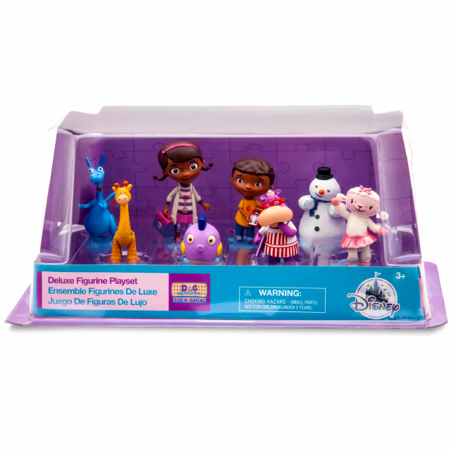 ディズニー ドックはおもちゃドクター USAディズニーストア限定 デラックス PVCフィギュアセット (ドック & ラミー & スタッフィー & チリー & ハリー & キューキュー & ギャビー & ドニー)