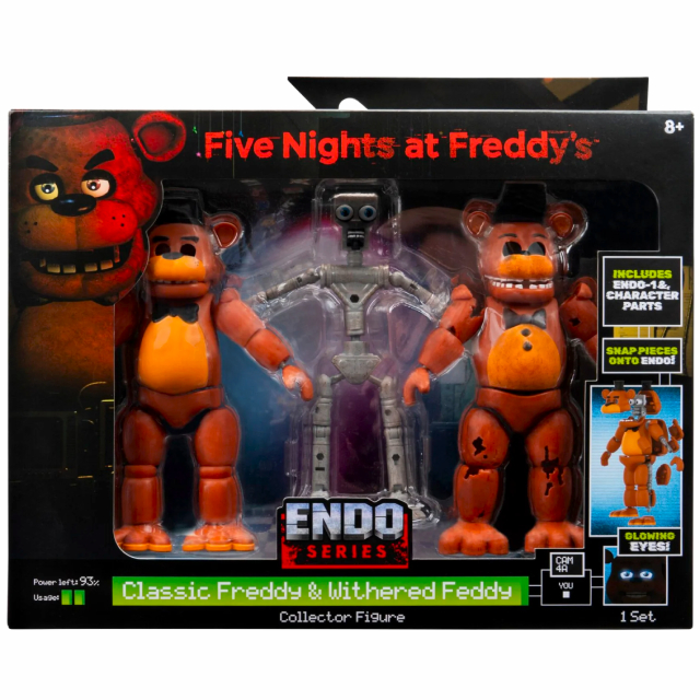 FNAF ファイブ・ナイツ・アット・フレディーズ ジャズウェア エンド・シリーズ 6インチ アクションフィギュア クラシック フレディ・ファズベアー & ウィザード・フレディ
