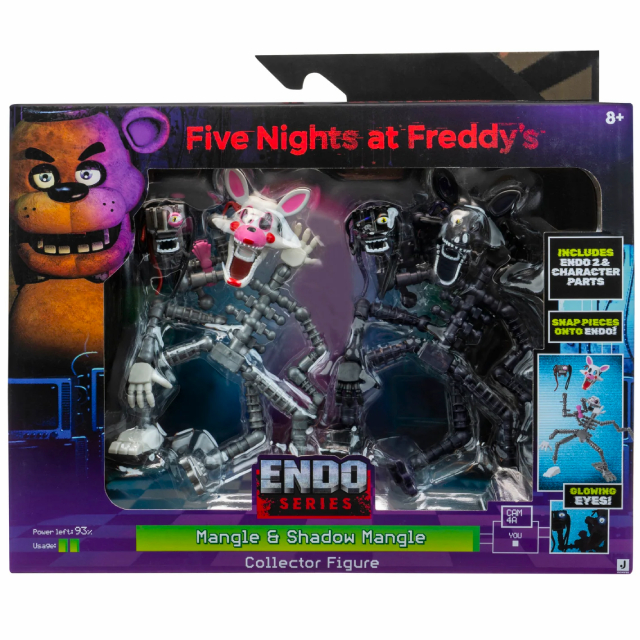 FNAF ファイブ・ナイツ・アット・フレディーズ ジャズウェア エンド・シリーズ 6インチ アクションフィギュア マングル & シャドウ・マングル