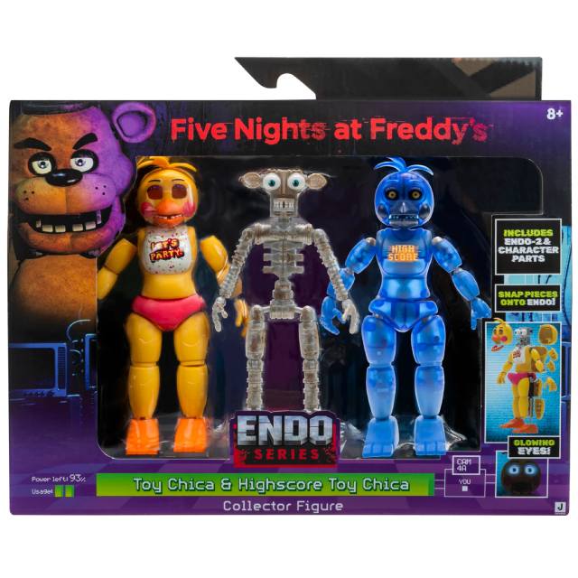 FNAF ファイブ・ナイツ・アット・フレディーズ ジャズウェア エンド・シリーズ 6インチ アクションフィギュア トイ・チカ & ハイスコア トイ・チカ