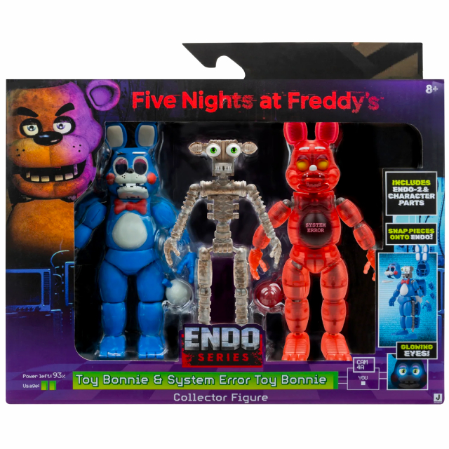 FNAF ファイブ・ナイツ・アット・フレディーズ ジャズウェア エンド・シリーズ 6インチ アクションフィギュア トイ・ボニー & システムエラー・ボニー