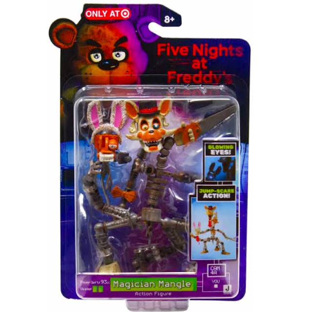FNAF ファイブ・ナイツ・アット・フレディーズ ジャズウェア ジャンプ・スケアー ターゲット限定 5インチ アクションフィギュア マジシャン・マングル 【パッケージダメージあり】