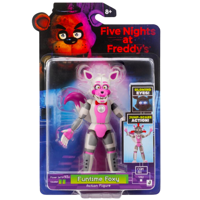 FNAF ファイブ・ナイツ・アット・フレディーズ ジャズウェア ジャンプ・スケアー 5インチ アクションフィギュア ファンタイム フォクシー