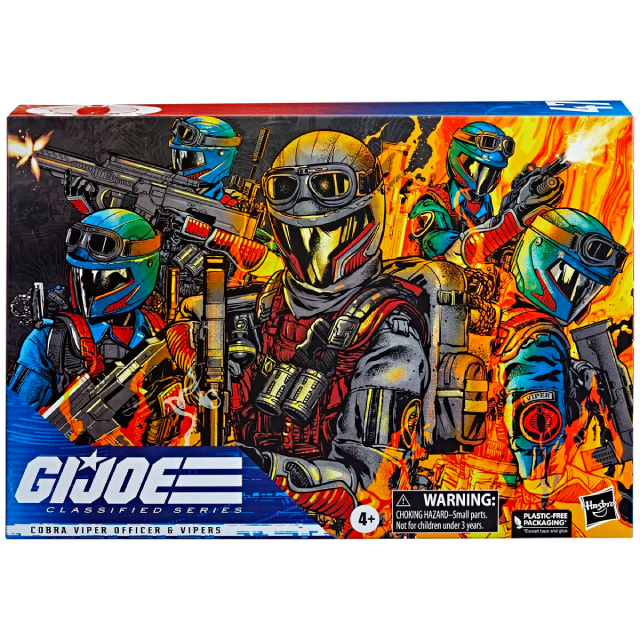 ハズブロ G.I.ジョー クラシファイドシリーズ 6インチ アクションフィギュア コブラバイパーズ & オフィサー 3パック