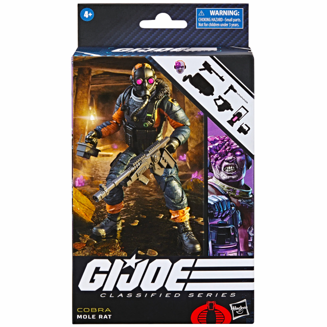 ハズブロ G.I.ジョー クラシファイドシリーズ 6インチ アクションフィギュア コブラ モールラット