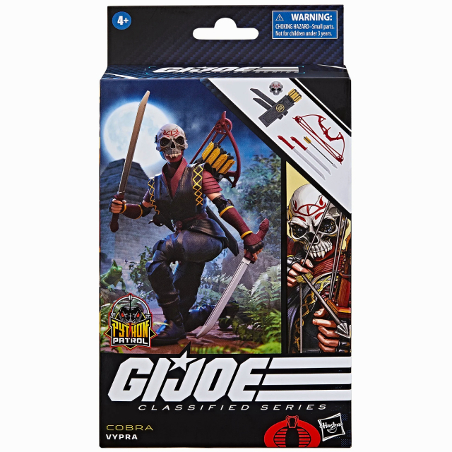 ハズブロ G.I.ジョー クラシファイドシリーズ 6インチ アクションフィギュア コブラ ヴィプラ