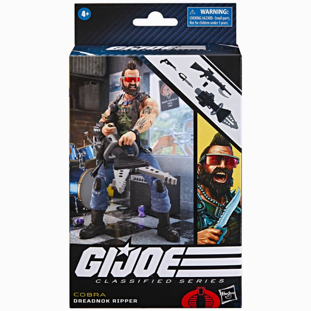 ハズブロ G.I.ジョー クラシファイドシリーズ 6インチ アクションフィギュア ドレッドノック リッパー 【パッケージダメージあり】